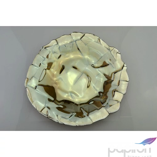 Kínálótál üvegből lapos canyon átmérője:28cm m:3cm