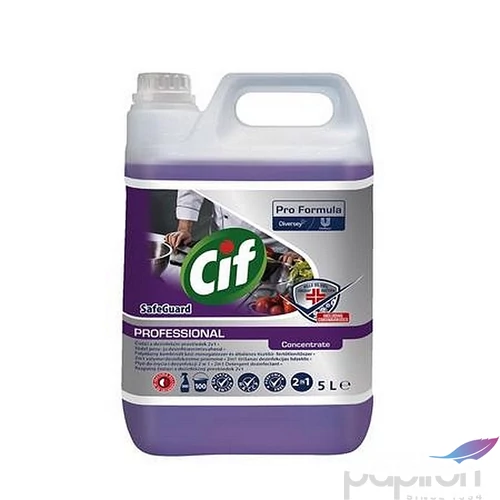 Kombinált tisztító- és fertőtlenítőszer 5 l CIF Pro Formula Safeguard
