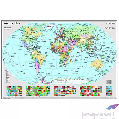 Asztali könyöklő STIEFEL Föld országai/Gyermek-világtérkép Irodai kiegészítők STIEFELDUO30907K