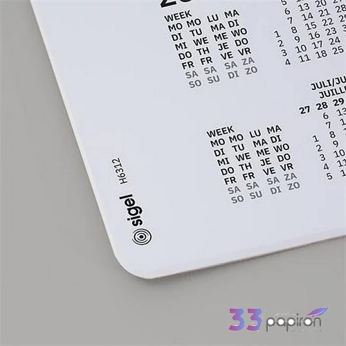 Könyökalátét 595x410 mm 3éves és heti tervezővel SIGEL 
