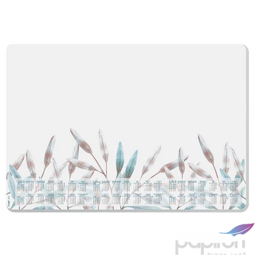 Könyökalátét Sigel 595x410 mm, 3 éves és heti tervezővel Frosted Leaves