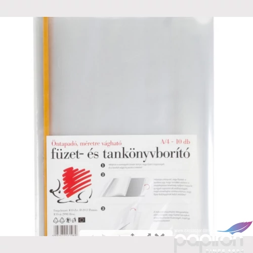 Könyvborító nagy öntapadós 10db/csomag öntapadós ICO tankönyv és füzetborító kollekció
