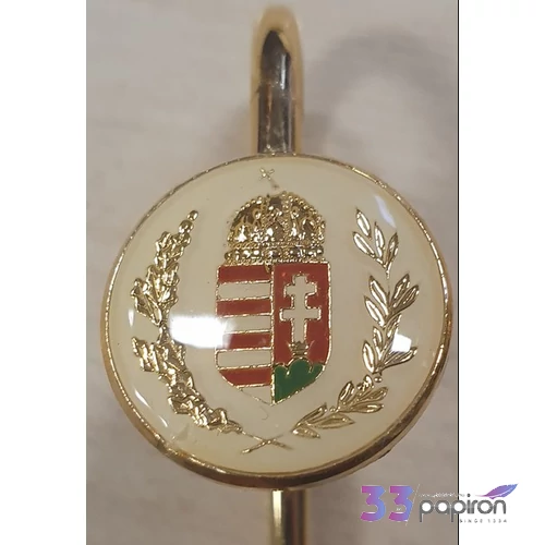 Könyvjelző arany magyar címeres
