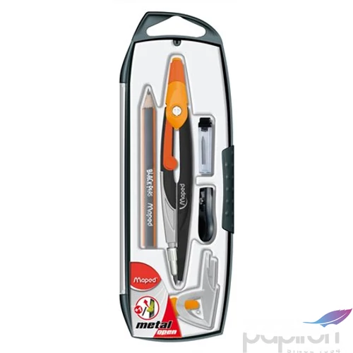 Körző Maped Metal Open 5 részes Körző készlet, vegyes színek Írószerek Maped 536955