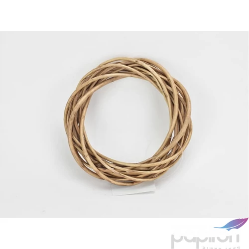 Koszorú vesszőből 15cm barna 15cm