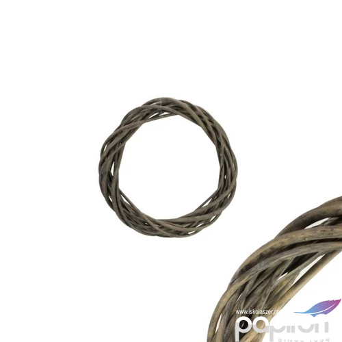 Koszorú vesszőből 15cm szürke 15cm