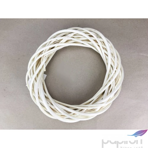 Koszorú vesszőből  25cm natúr 25cm