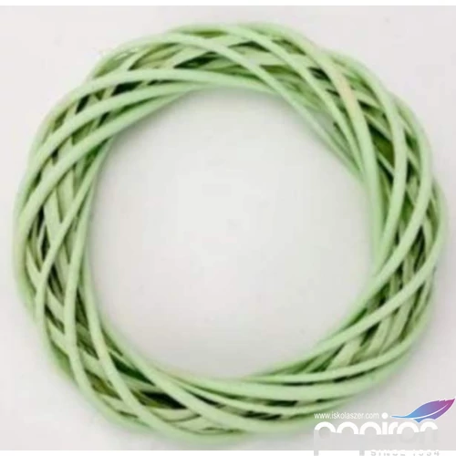 Koszorúalap vesszőből 10cm green