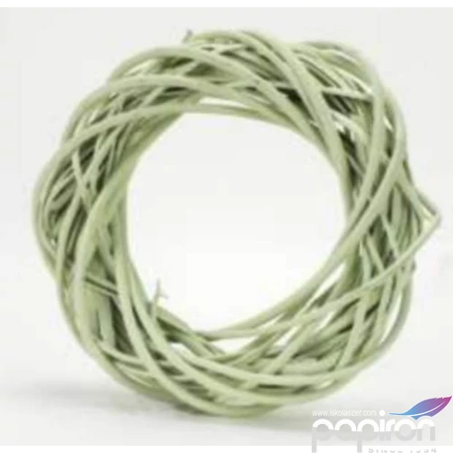 Koszorúalap vesszőből 20cm green