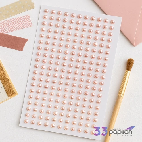 Kreatív dekor strasszkő öntapa babarózsaszín átm:6mm 25
