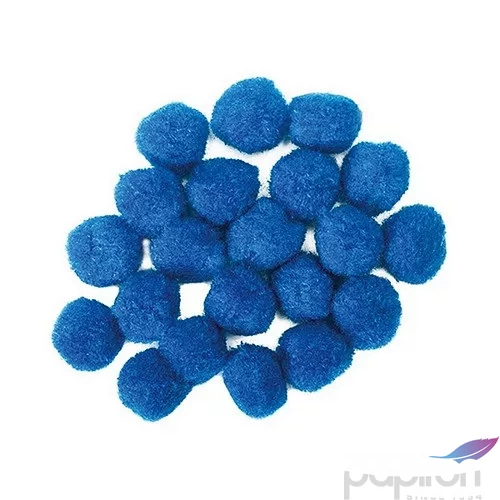 Kreatív dekoráció Junior pompom, kék 20mm 20db/csomag, 137465