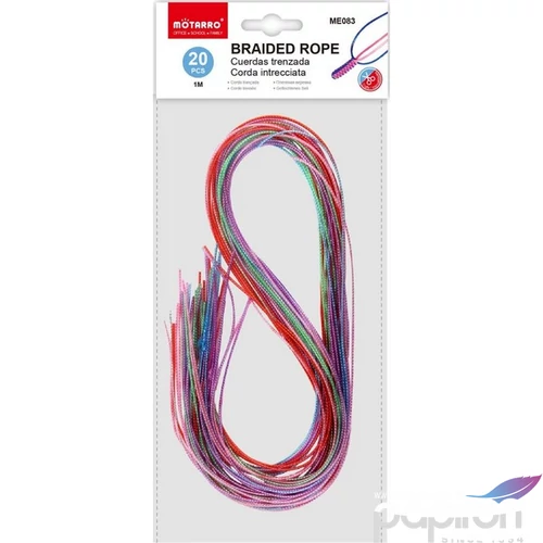 Kreatív fonal Scobidoo 1m 20db-os színes 25