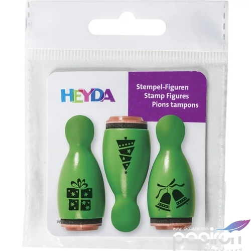 Kreatív nyomda készlet Heyda gyermekeknek karácsonyi minták 3,5cm 3db/készlet 204888651