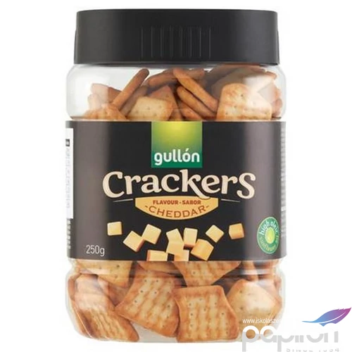 Kréker 250 g GULLÓN Cracker cheddar sajtos