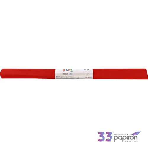 Krepp papír 50x200cm COOL BY VICTORIA, piros HPRV0030