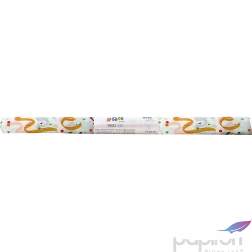 Krepp papír 50x200cm COOL BY VICTORIA, szalagmintás HPRV00143