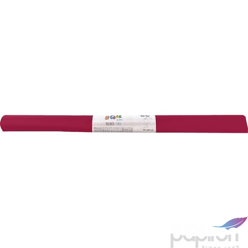 Krepp papír 50x200cm bordó, Victoria HPRV0021