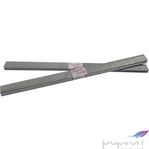 Krepp papír metal ezüst 50x200cm