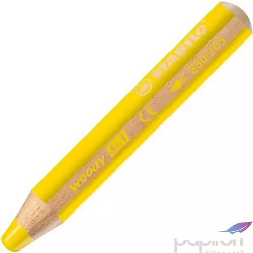 Színes ceruza 10 Stabilo Woody 3in1 vastag kerek citrom Írószerek STABILO 880/205