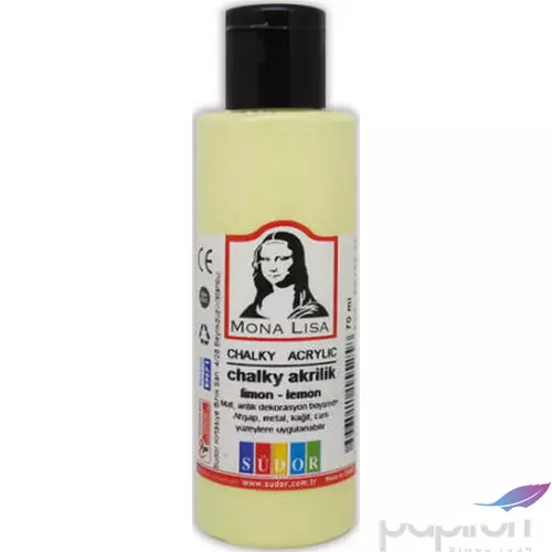 Krétafesték 70ml Südor Mona Lisa matt szín -Lemon kanárisárga SD170-02