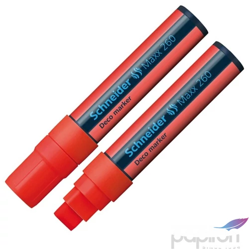 Krétamarker Schneider Maxx 260 5-15mm piros folyékony kréta Írószerek SCHNEIDER 126002
