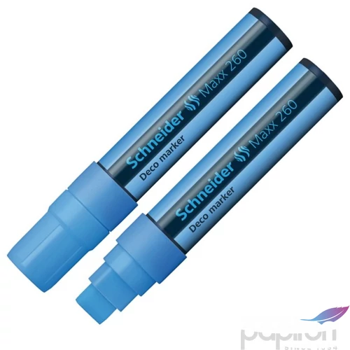 Krétamarker Schneider Maxx 260 5-15mm v.kék folyékony kréta Írószerek SCHNEIDER 126010