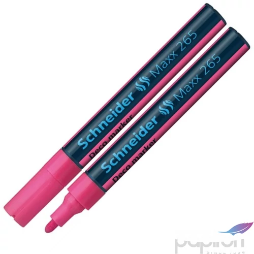 Krétamarker Schneider Maxx 265 2-3mm rózsaszín folyékony kréta Írószerek SCHNEIDER 126509