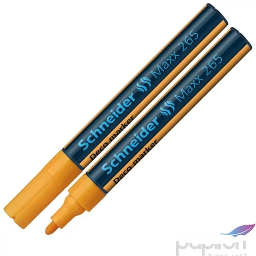 Krétamarker Schneider Maxx 265 2-3mm narancs folyékony kréta Írószerek SCHNEIDER 126506