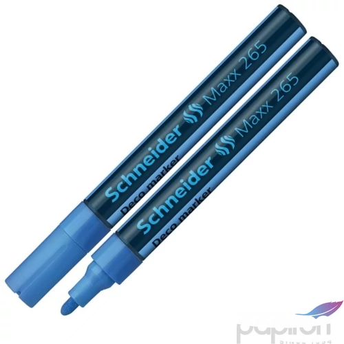 Krétamarker Schneider Maxx 265 2-3mm v.kék folyékony kréta Írószerek SCHNEIDER 126510