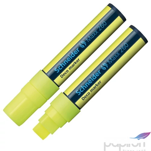 Krétamarker Schneider Maxx 260 5-15mm sárga folyékony kréta Írószerek SCHNEIDER 126005