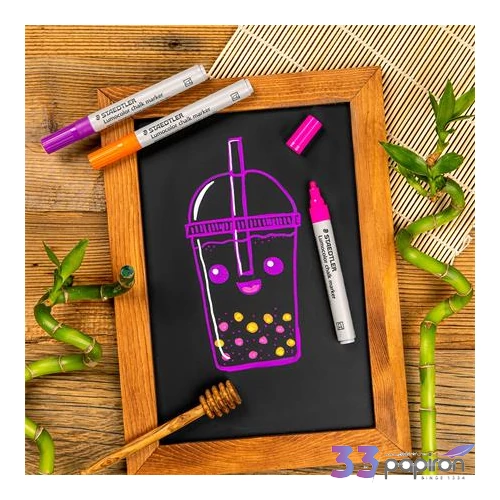 Krétamarker készlet Staedtler 2,4mm, kúpos, Lumocolor 344 5 különböző szín