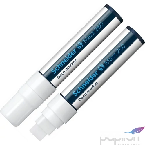 Krétamarker Schneider Maxx 260 5-15mm fehér folyékony kréta Írószerek SCHNEIDER 126049