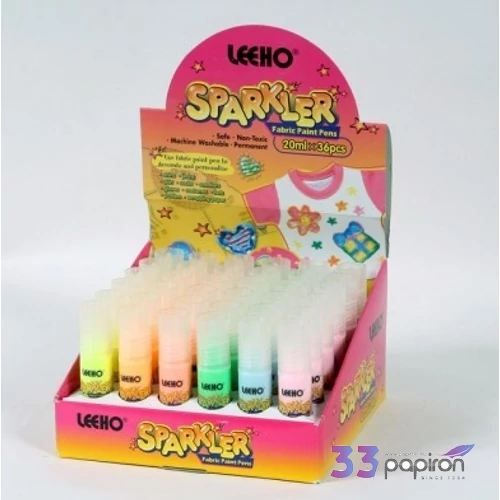 Textilfesték csillogó 20ml LEEHO FPS-20D-36