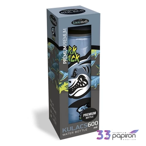 Kulacs 600ml Lizzy 26 Shark Attack 