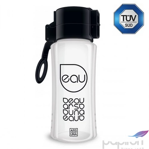 Kulacs Ars Una 450ml AU fekete/áttetsző 94749519 Biztonságizáras PBA mentes kula