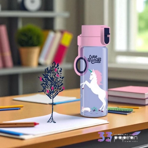 Ars Una Kulacs 475ml 25 Cute Animals Unicorn 55024488 Biztonságizáras PBA mentes