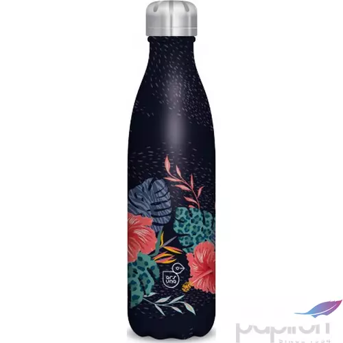 Kulacs Ars Una 500ml Aloha Night Duplafalú fémkulacs 55810883 Biztonságizáras prémium kulacs