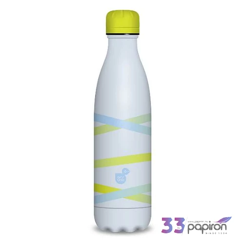 Ars Una kulacs fém 500ml 22 duplafalú Ribbon-Yellow 55811675 Prémium minőség