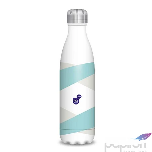 Kulacs Ars Una 500ml Duplafalú Fémkulacs Striped (5172) 22 55811729 Biztonságizáras PBA mentes kula