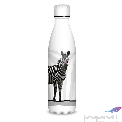 Kulacs Ars Una 500ml Duplafalú Fémkulacs Zebra (5160) 22 55811606 Biztonságizáras PBA mentes kula