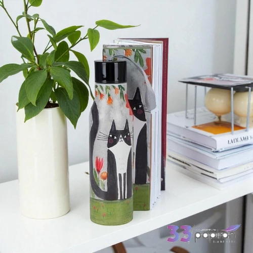 Kulacs duplafalú 500ml Rozsdamentes acél hőtartó útipalack Meadow