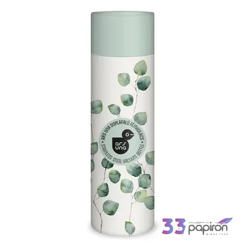 Ars Una kulacs fém 500ml 24'' duplafalú Botanic Leaf 55813969 Prémium minőség
