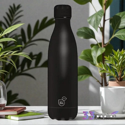 Ars Una kulacs fém 500ml 24'' duplafalú Noir 55813907 Prémium minőség