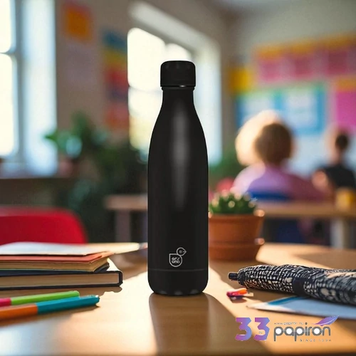 Ars Una kulacs fém 500ml 24'' duplafalú Noir 55813907 Prémium minőség