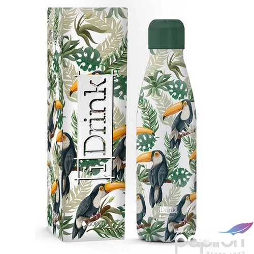 Kulacs fém 500ml Toucan  Olasz kulacs kiváló minőség
