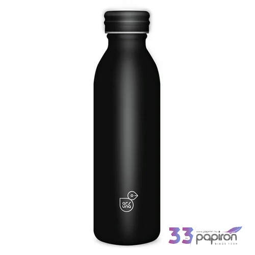 Kulacs fém 600ml Ars Una duplafalú Noir 56333909 Prémium minőség