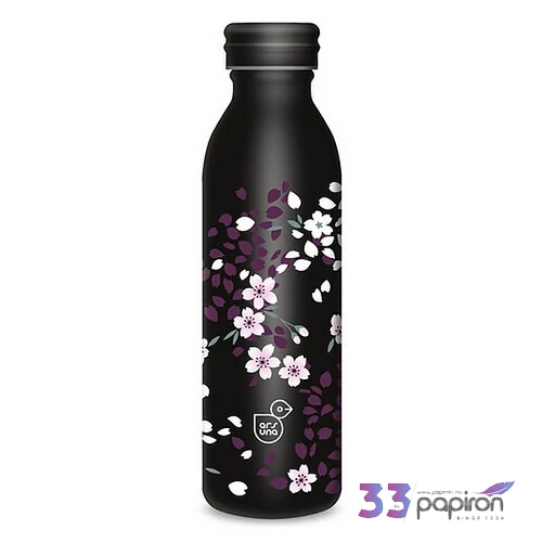 Kulacs fém 600ml Ars Una duplafalú Sakura 56335316 Prémium minőség