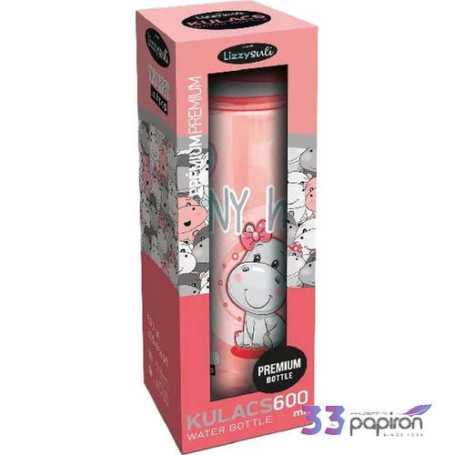 Kulacs Prémium 600 ml Lizzy Lollipop Tiny Hippo Lizzy kollekció