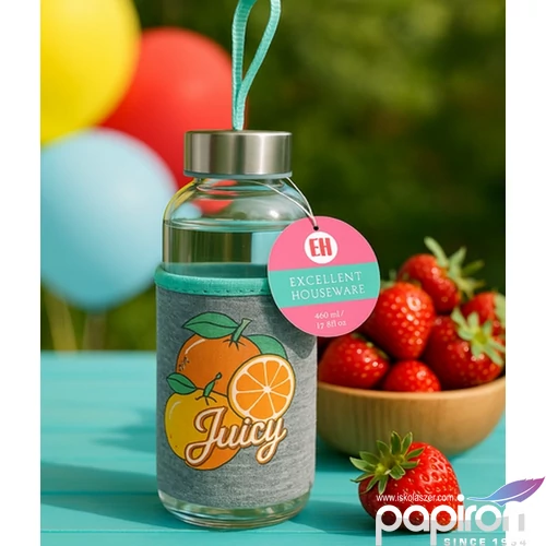 Kulacs üveg 400ml 3féle kpmisk '25