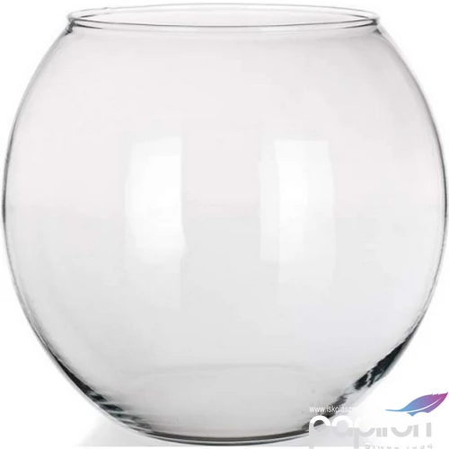 Váza üveg 21,5cm Globe